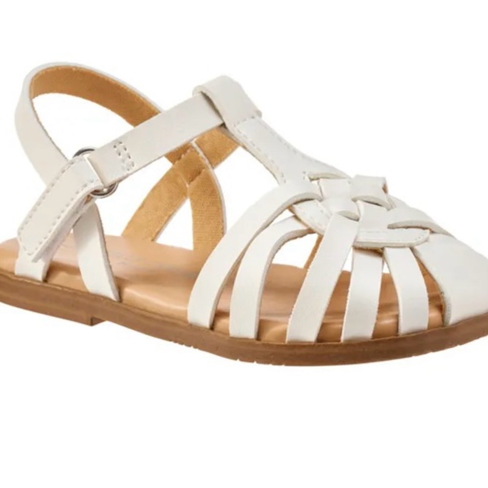 Girls Falls Creek AVA White Sandals Toddler Size 10 NWT Easter Wedding Spring